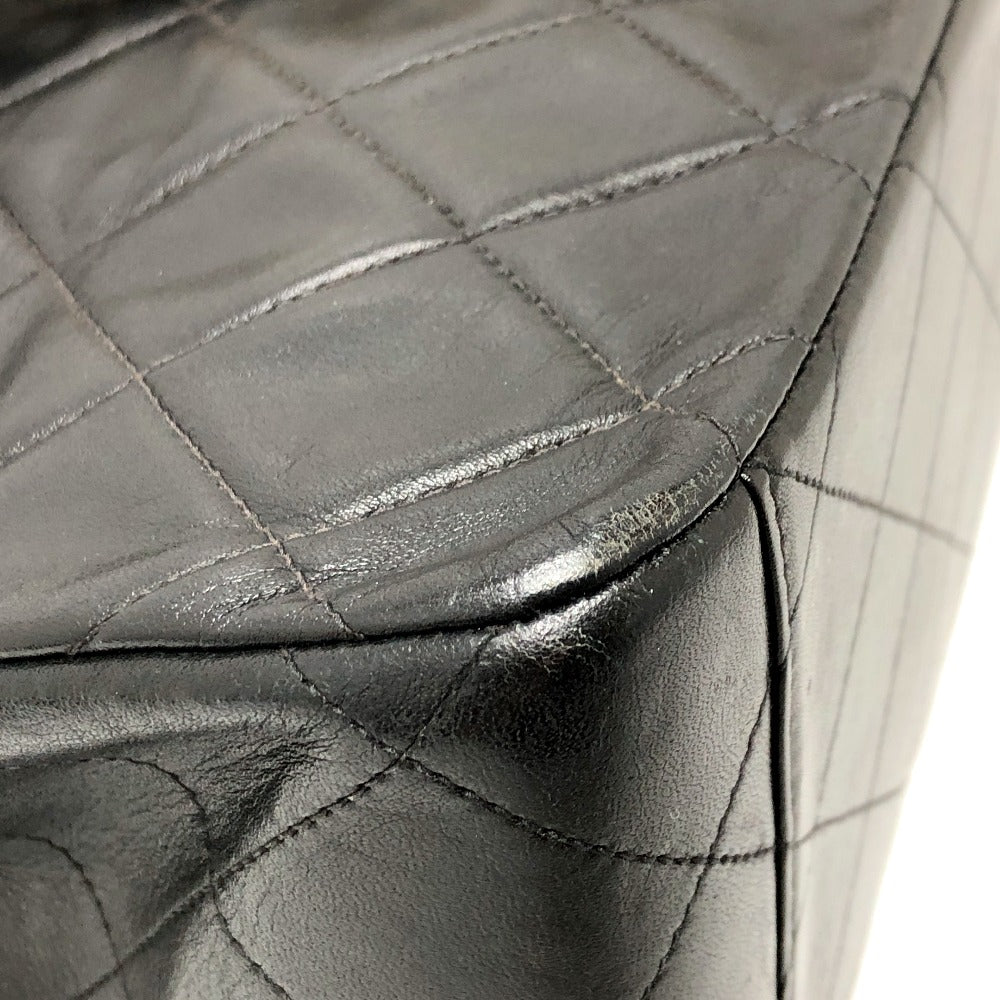 CHANEL マトラッセ Wチェーンデカマトラッセ マトラッセ34 マトラッセ 34 2WAYバッグ カバン ショルダーバッグ レザー レディース ブラック