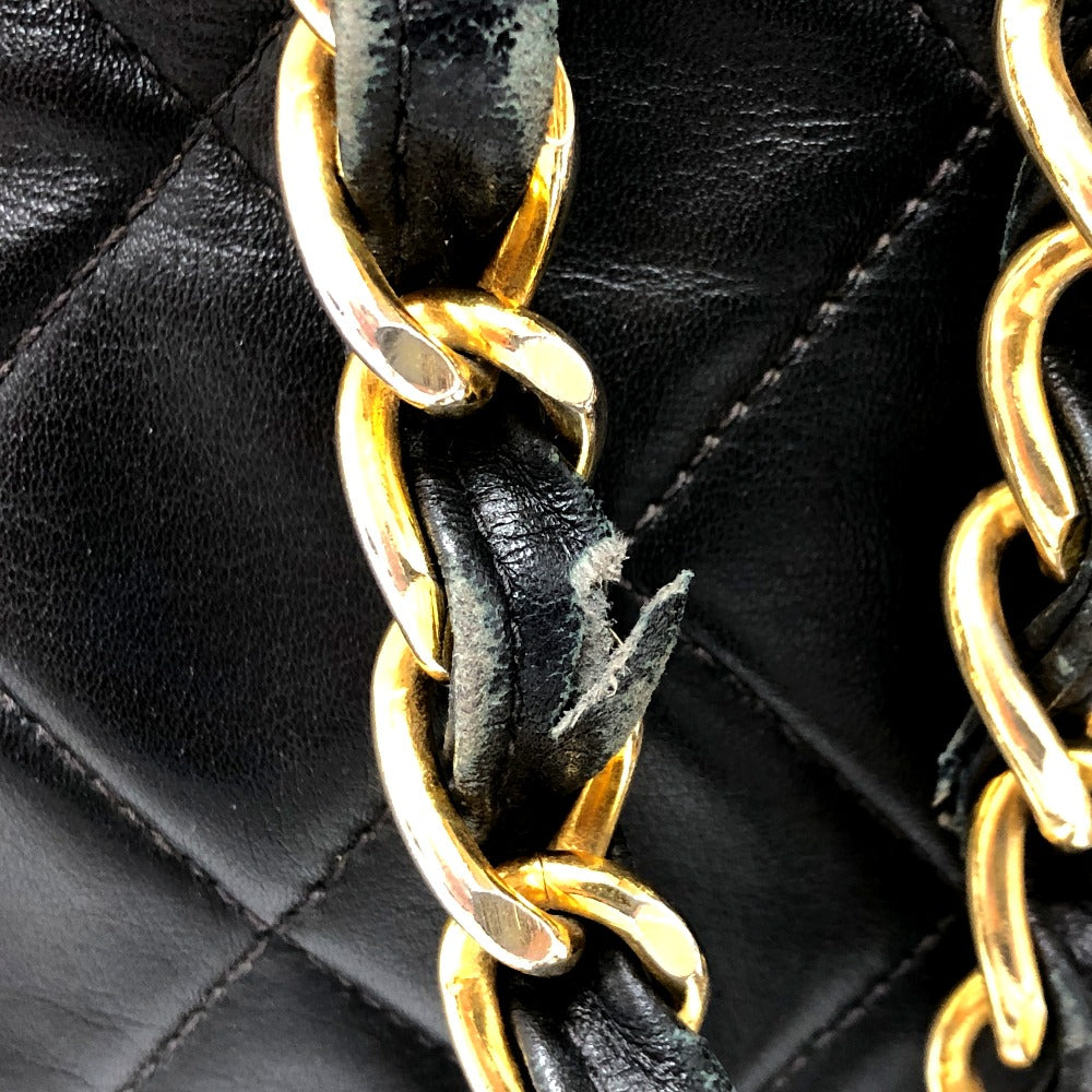 CHANEL マトラッセ Wチェーンデカマトラッセ マトラッセ34 マトラッセ 34 2WAYバッグ カバン ショルダーバッグ レザー レディース ブラック
