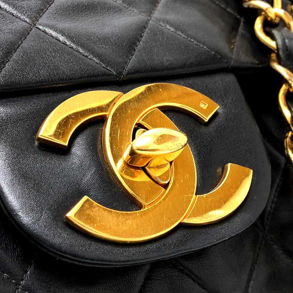 CHANEL マトラッセ Wチェーンデカマトラッセ マトラッセ34 マトラッセ 34 2WAYバッグ カバン ショルダーバッグ レザー レディース ブラック