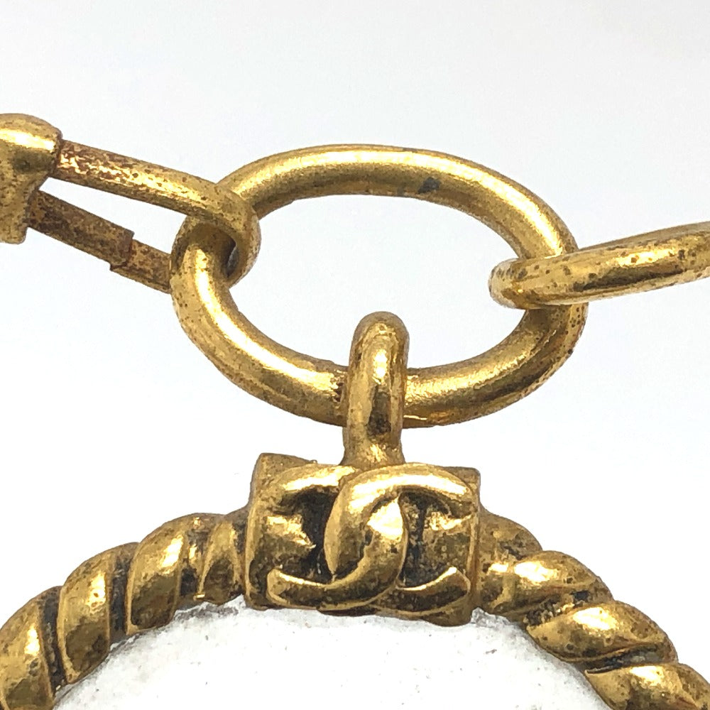 CHANEL ヴィンテージ ルーペ チェーン アクセサリー ネックレス メタル レディース ゴールド