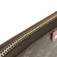LOUIS VUITTON M61364 Monogram Zippy Wallet Totem Wallet Long Wallet Monogram Canvas Women's Brown/Red