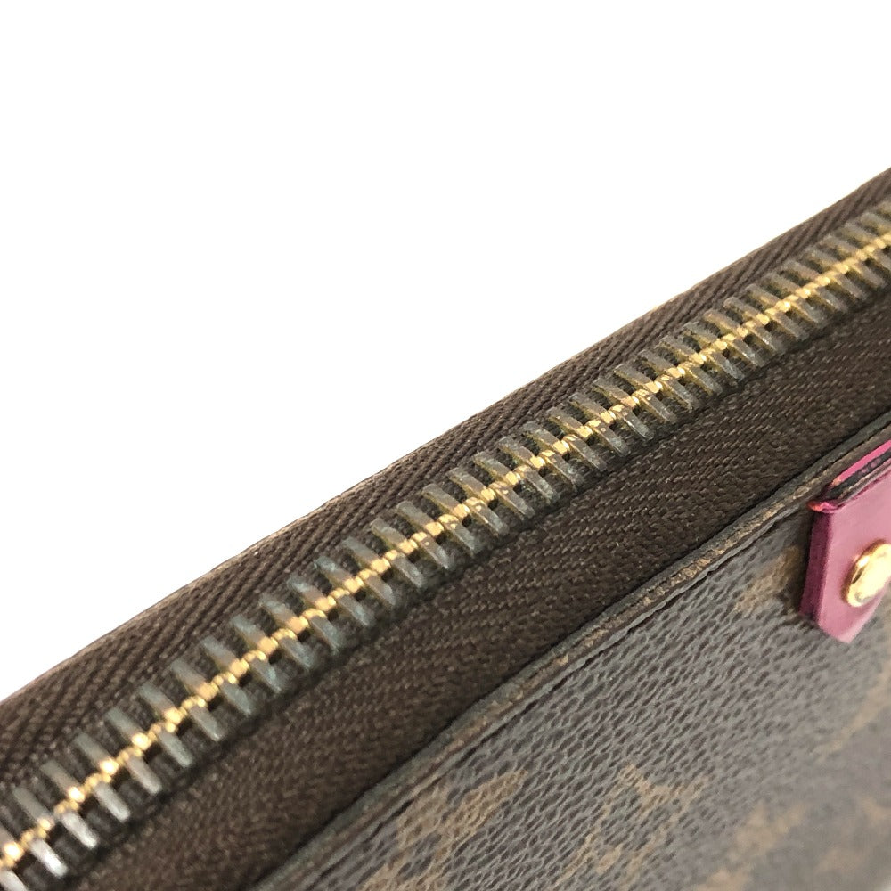 LOUIS VUITTON M61364 Monogram Zippy Wallet Totem Wallet Long Wallet Monogram Canvas Women's Brown/Red