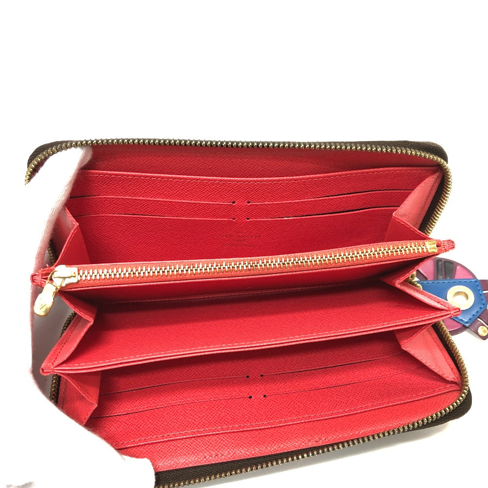 LOUIS VUITTON M61364 Monogram Zippy Wallet Totem Wallet Long Wallet Monogram Canvas Women's Brown/Red