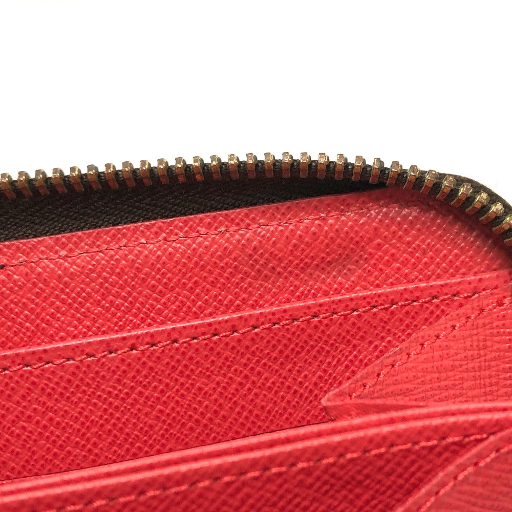 LOUIS VUITTON M61364 Monogram Zippy Wallet Totem Wallet Long Wallet Monogram Canvas Women's Brown/Red