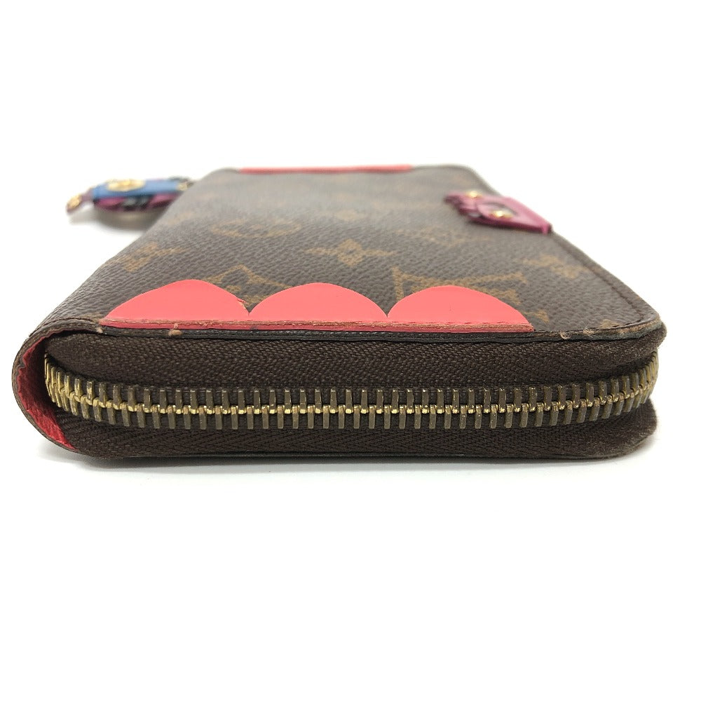 LOUIS VUITTON M61364 Monogram Zippy Wallet Totem Wallet Long Wallet Monogram Canvas Women's Brown/Red
