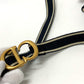 Dior S5632CRIW サドル フラットベルトポーチ ウエストバッグ ジャガード レディース ネイビー