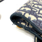 Dior S5632CRIW サドル フラットベルトポーチ ウエストバッグ ジャガード レディース ネイビー