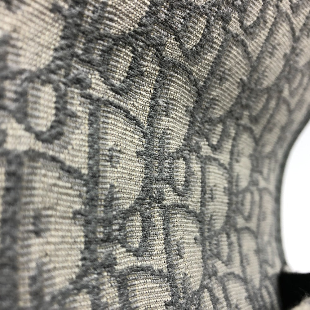 Dior CDロゴ モンテーニュ オブリーク カバン 肩掛け 斜め掛け ショルダーバッグ レザー/キャンバス レディース グレー