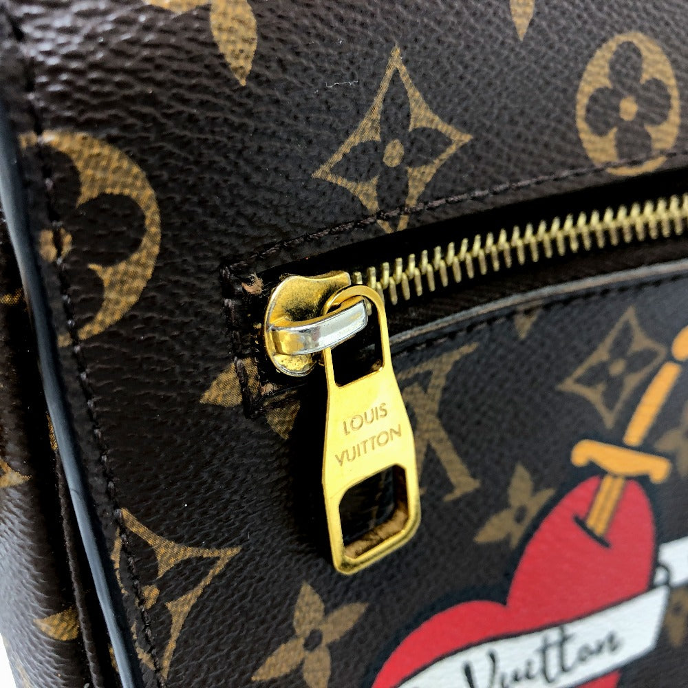 LOUIS VUITTON M43991 ポシェットメティスMM パッチーズ 2WAYバッグ ハンドバッグ モノグラムキャンバス レディース ブラウン