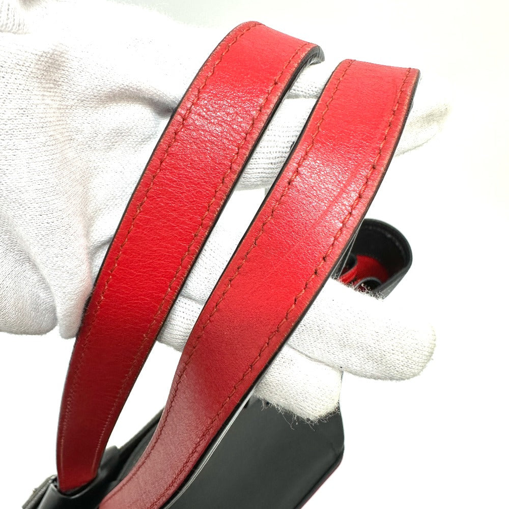 Christian Louboutin ロゴ 肩掛けバッグ トートバッグ レザー メンズ ブラック