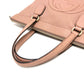 GUCCI 282307 ソーホー インターロッキングG フリンジバッグ ハンドバッグ レザー レディース ピンクベージュ