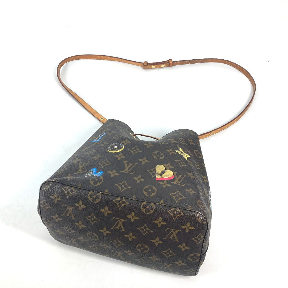 LOUIS VUITTON M44369 モノグラム ラブロック ネオノエ カバン 斜め掛け 巾着 ショルダーバッグ モノグラムキャンバス レディース ブラウン