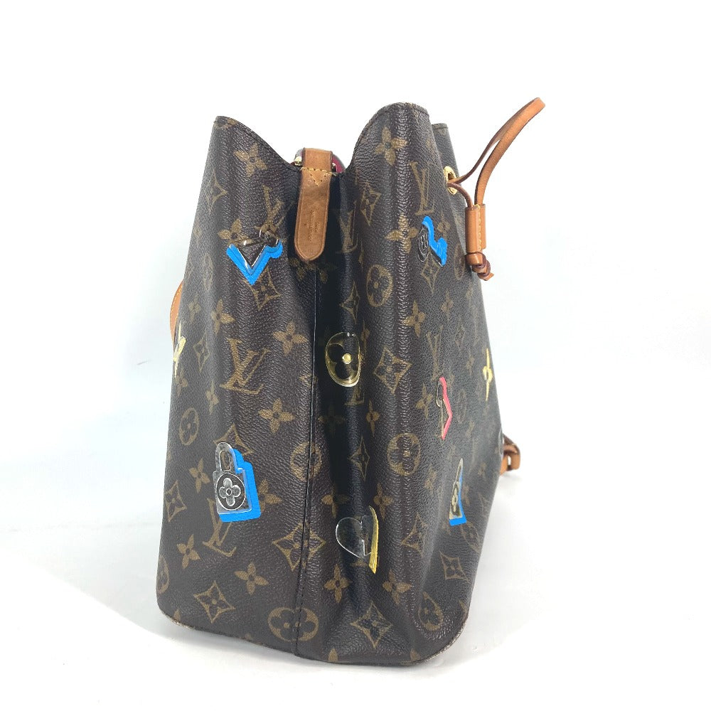 LOUIS VUITTON M44369 モノグラム ラブロック ネオノエ カバン 斜め掛け 巾着 ショルダーバッグ モノグラムキャンバス レディース ブラウン