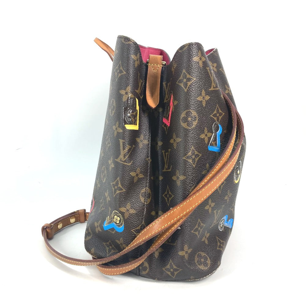 LOUIS VUITTON M44369 モノグラム ラブロック ネオノエ カバン 斜め掛け 巾着 ショルダーバッグ モノグラムキャンバス レディース ブラウン