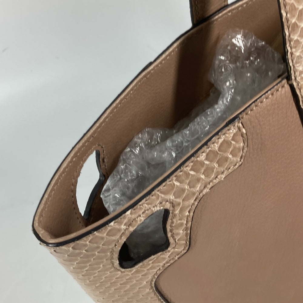 CARTIER カバン マルチェロ ドゥ トートMM トートバッグ ショルダーバッグ レザー レディース ピンクベージュ系