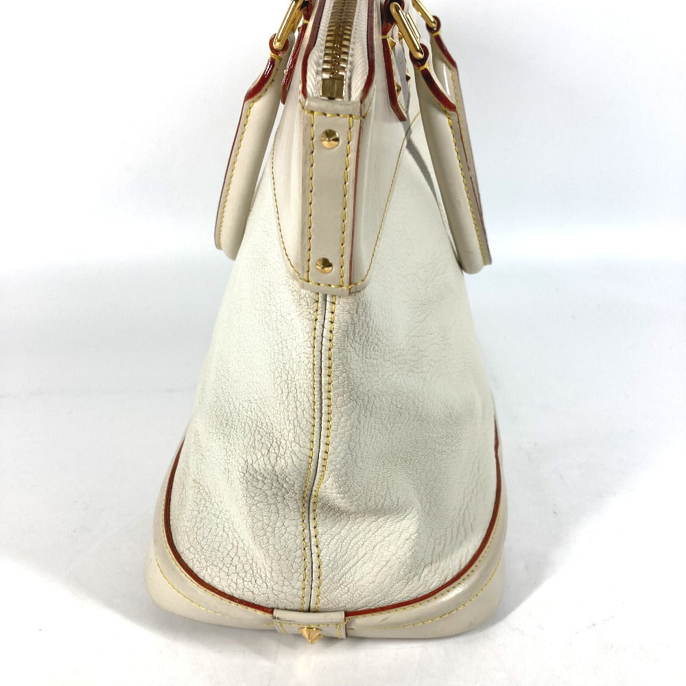 LOUIS VUITTON M91874 スハリ ロックイットMM トートバッグ ハンドバッグ スハリレザー レディース ホワイト