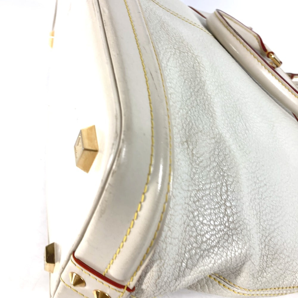 LOUIS VUITTON M91874 スハリ ロックイットMM トートバッグ ハンドバッグ スハリレザー レディース ホワイト