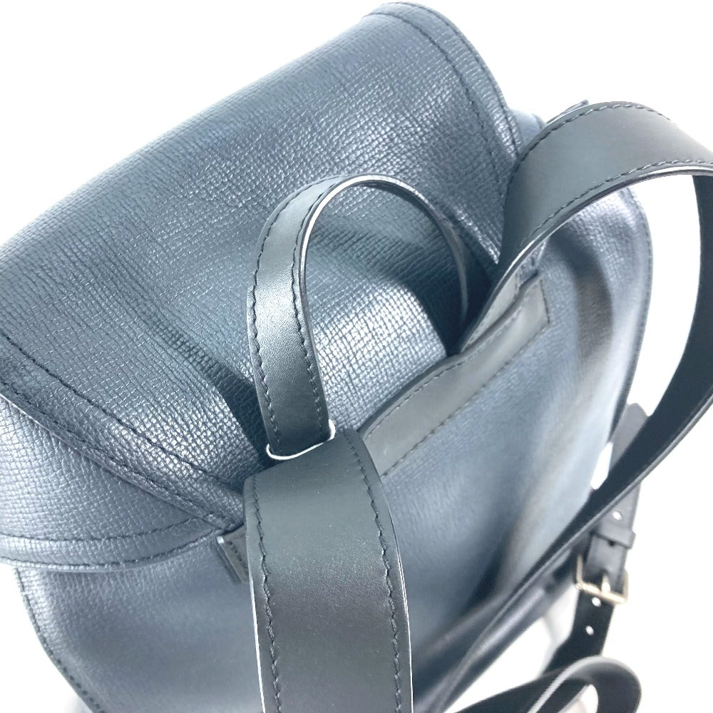 LOUIS VUITTON M54960 ユタ キャニオン・バックパック カバン リュックサック ユタレザー メンズ ブルーマリーヌ ネイビー