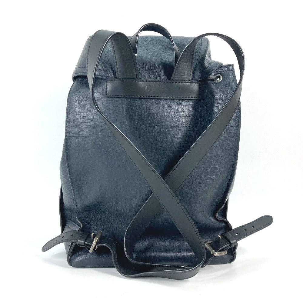 LOUIS VUITTON M54960 ユタ キャニオン・バックパック カバン リュックサック ユタレザー メンズ ブルーマリーヌ ネイビー