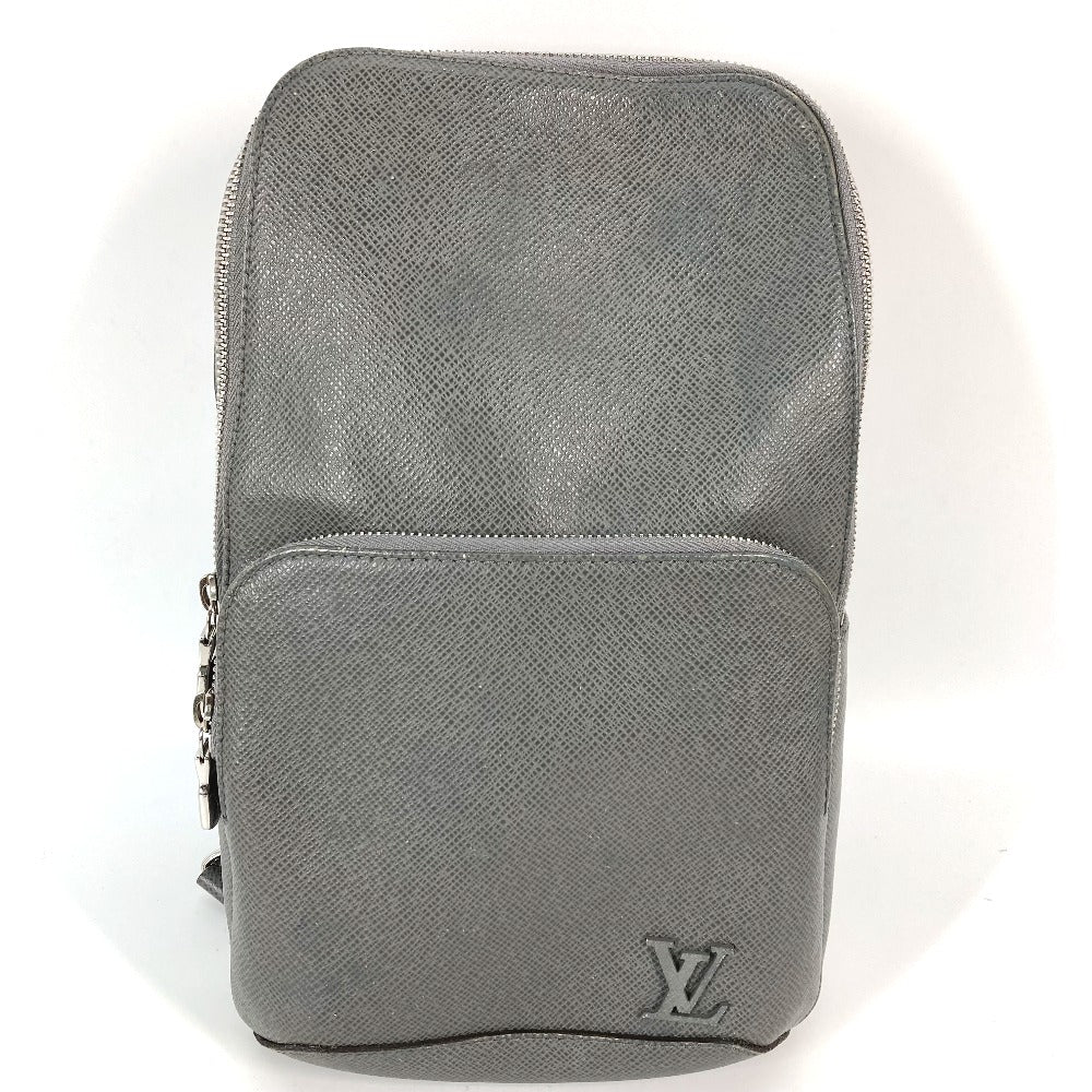 LOUIS VUITTON M30951 タイガ アヴェニュー・スリングバッグ カバン ショルダーバッグ クロス ボディバッグ タイガレザー メンズ グレー