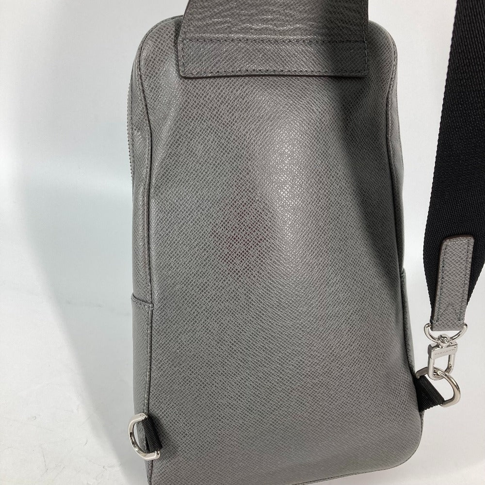 LOUIS VUITTON M30951 タイガ アヴェニュー・スリングバッグ カバン ショルダーバッグ クロス ボディバッグ タイガレザー メンズ グレー