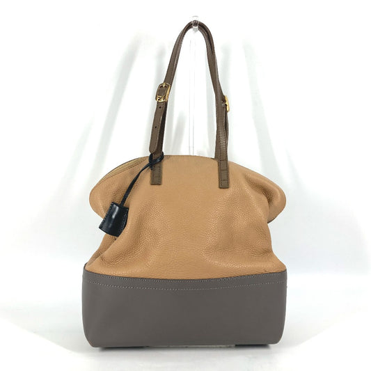 FENDI 8MN232 バイカラー セレリア カバン 肩掛け バイカラー ショルダーバッグ レザー レディース ベージュ