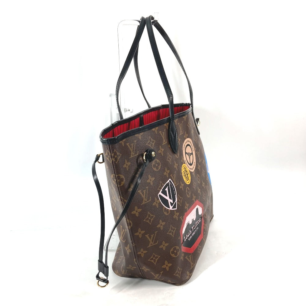 LOUIS VUITTON M42844 マイモノグラムワールドツアー ネヴァーフルMM トートバッグ カバン 肩掛け ショルダーバッグ モノグラムキャンバス レディース ブラウン