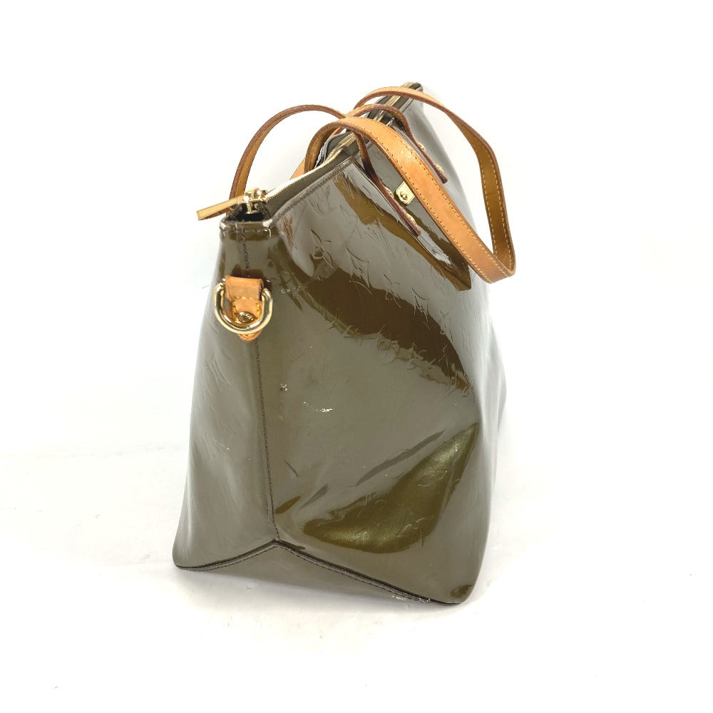 LOUIS VUITTON M93674 モノグラムヴェルニ ベルヴューGM カバン 肩掛け トートバッグ ショルダーバッグ モノグラムヴェルニキャンバス レディース ヴェールブロンズ カーキ