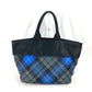 PRADA チェック カバン トートバッグ ショルダーバッグ ナイロン レディース ブラック