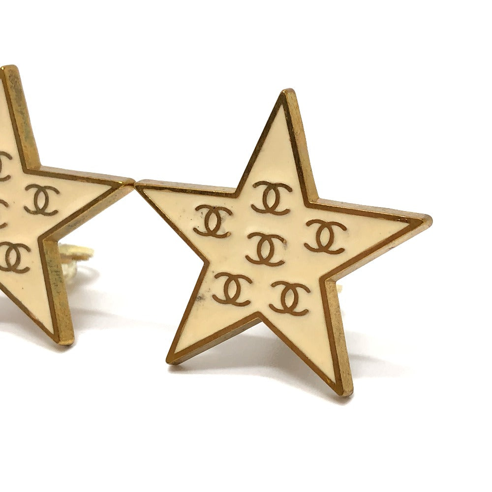 CHANEL 01P スター 星 CC ココマーク ヴィンテージイヤリング アクセサリー イヤリング メタル レディース ゴールド