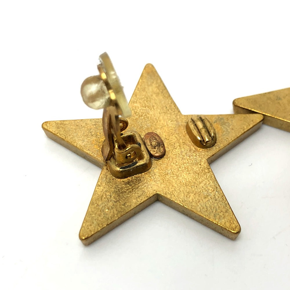 CHANEL 01P スター 星 CC ココマーク ヴィンテージイヤリング アクセサリー イヤリング メタル レディース ゴールド