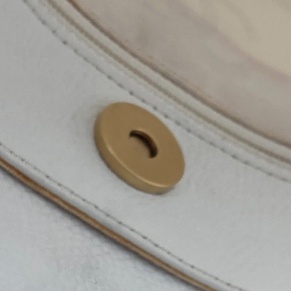 CHANEL Large Coco Mark CC Tote Bag Shoulder Bag in Caviar Leather, White