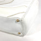 CHANEL Large Coco Mark CC Tote Bag Shoulder Bag in Caviar Leather, White