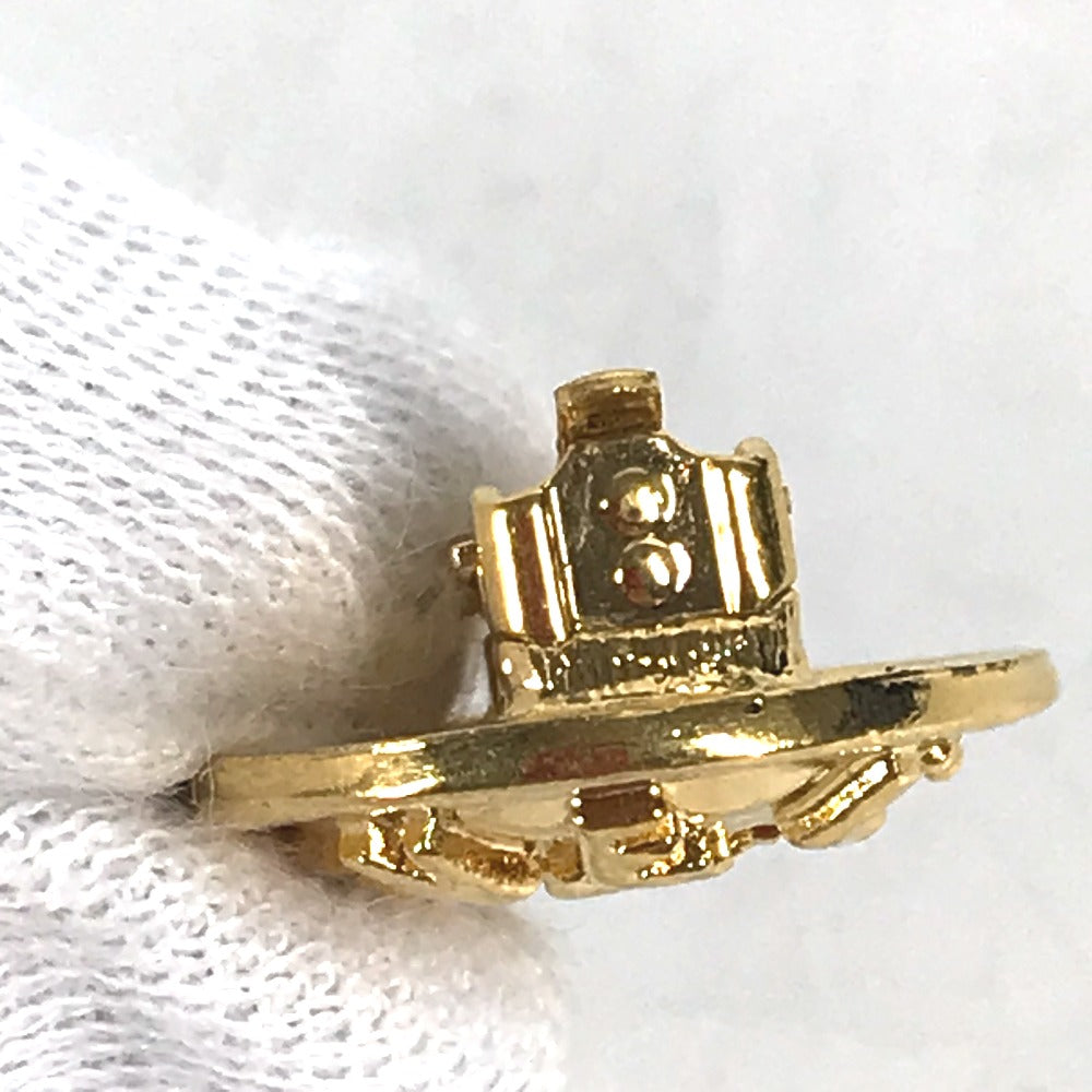 CHANEL ヴィンテージ CC ココマーク ロゴ ラウンド アクセサリー イヤリング メタル レディース ゴールド