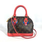 LOUIS VUITTON M41659 モノグラム トーテム アルマBB 2WAYバッグ ショルダーバッグ カバン 斜め掛け ハンドバッグ モノグラムキャンバス レディース フラミンゴ ブラウン