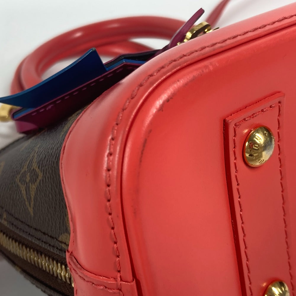 LOUIS VUITTON M41659 モノグラム トーテム アルマBB 2WAYバッグ ショルダーバッグ カバン 斜め掛け ハンドバッグ モノグラムキャンバス レディース フラミンゴ ブラウン