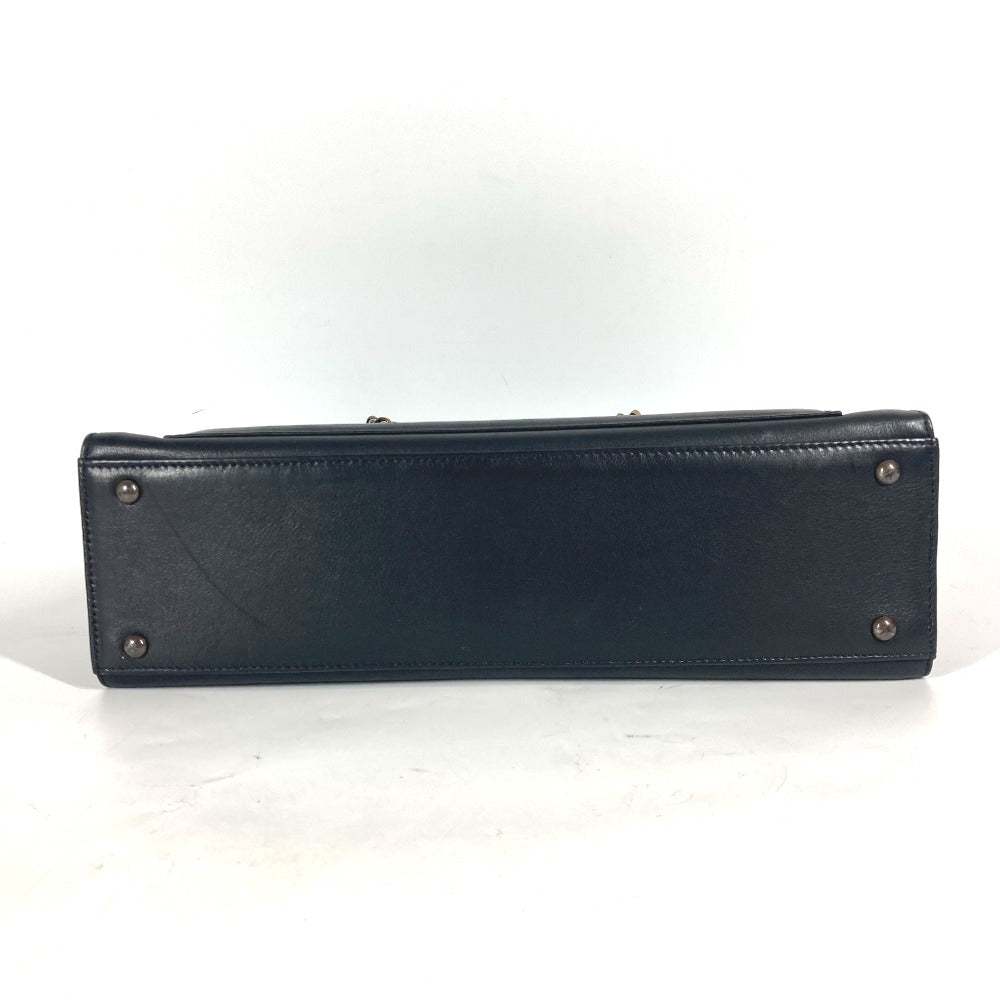 CHANEL Wチェーン CC ココマーク カバン トートバッグ ショルダーバッグ レザー レディース ブラック