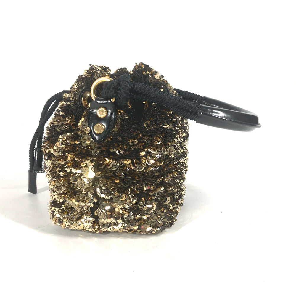 LOUIS VUITTON M40322 2010 クルーズ コレクション ミニノエ ロココ オール スパンコール カバン 肩掛け ショルダーバッグ ハンドバッグ スパンコール レディース ゴールド
