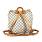 LOUIS VUITTON N41578 ダミエアズール スペロン バックパック カバン リュックサック ダミエアズールキャンバス レディース ホワイト