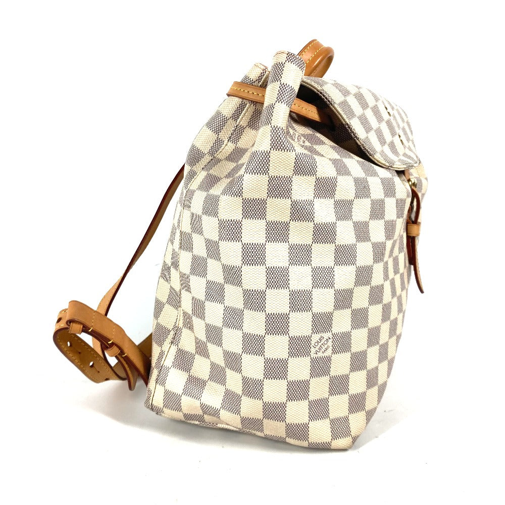 LOUIS VUITTON N41578 ダミエアズール スペロン バックパック カバン リュックサック ダミエアズールキャンバス レディース ホワイト