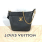 LOUIS VUITTON M24006 ロック & ウォーク 肩掛け カバン バケツ型 ばけつ チェーン ショルダーバッグ カーフレザー レディース ブラック