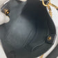 LOUIS VUITTON M24006 ロック & ウォーク 肩掛け カバン バケツ型 ばけつ チェーン ショルダーバッグ カーフレザー レディース ブラック