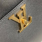 LOUIS VUITTON M24006 ロック & ウォーク 肩掛け カバン バケツ型 ばけつ チェーン ショルダーバッグ カーフレザー レディース ブラック