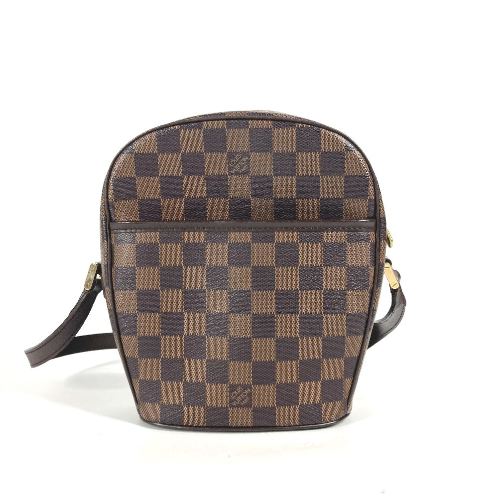 LOUIS VUITTON N51294 ダミエ イパネマPM 斜め掛け ポシェット カバン ショルダーバッグ ダミエキャンバス レディース エベヌ ブラウン