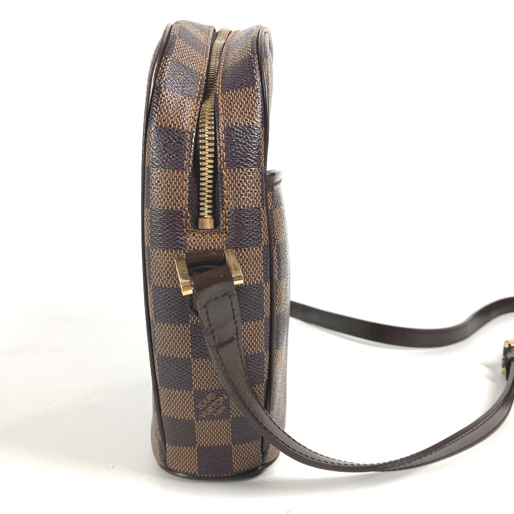 LOUIS VUITTON N51294 ダミエ イパネマPM 斜め掛け ポシェット カバン ショルダーバッグ ダミエキャンバス レディース エベヌ ブラウン