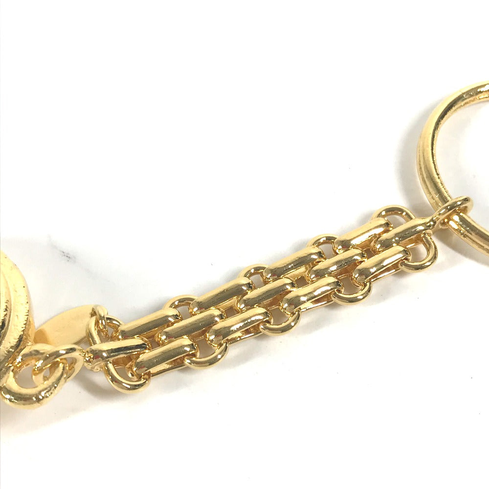 CHANEL ヴィンテージ チェーン CC ココマーク バッグチャーム マトラッセ キルティング キーホルダー メタル レディース ゴールド