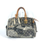 LOUIS VUITTON M95381 モノグラムデニム パッチワーク スピーディ30 ミニボストンバッグ カバン ハンドバッグ デニム レディース ブラック