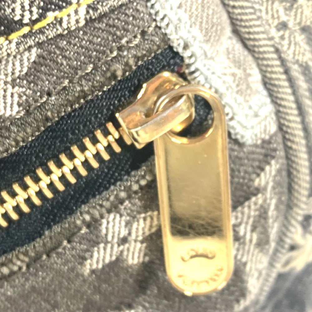 LOUIS VUITTON M95381 モノグラムデニム パッチワーク スピーディ30 ミニボストンバッグ カバン ハンドバッグ デニム レディース ブラック