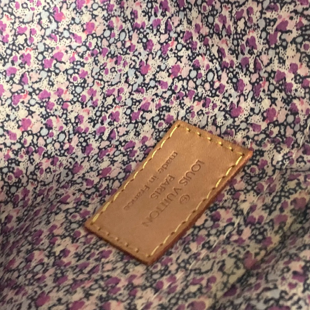 LOUIS VUITTON M95381 モノグラムデニム パッチワーク スピーディ30 ミニボストンバッグ カバン ハンドバッグ デニム レディース ブラック