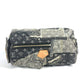 LOUIS VUITTON M95381 モノグラムデニム パッチワーク スピーディ30 ミニボストンバッグ カバン ハンドバッグ デニム レディース ブラック